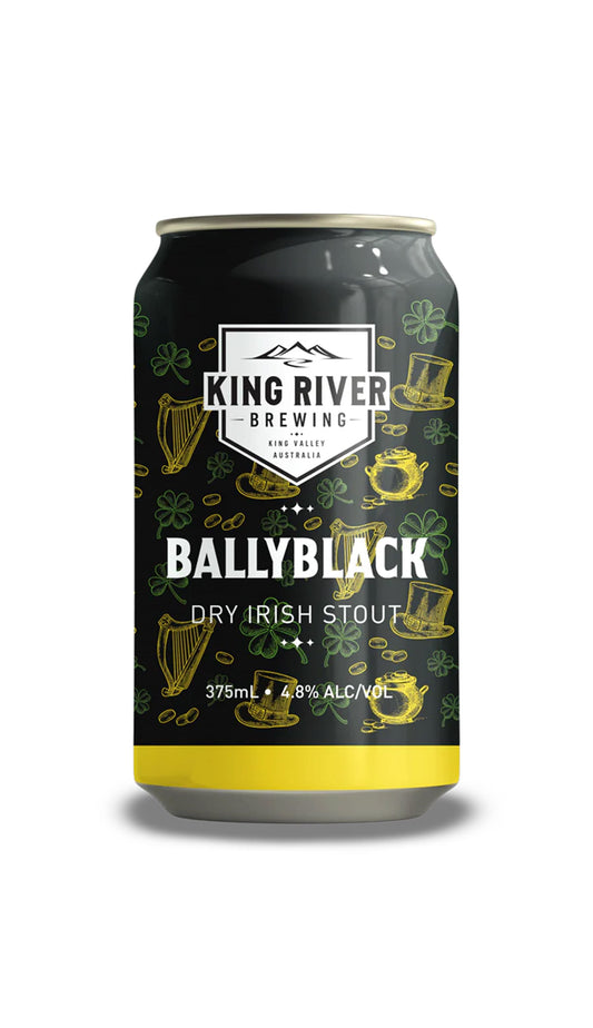 Find out more or buy King River Ballyblack Dry Irish Stout 375mL online at Wine Sellers Direct.