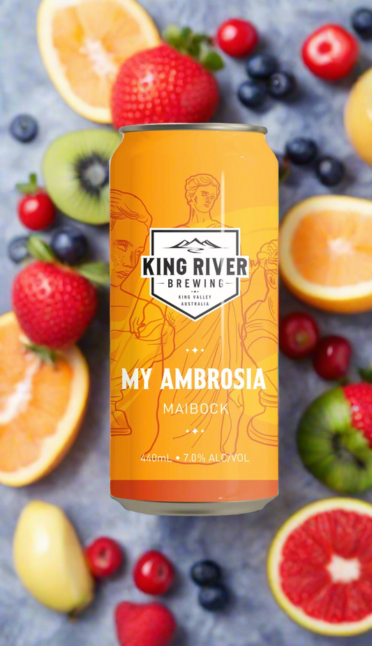 Find out more or buy King River My Ambrosia Maibock 440ml online at Wine Sellers Direct - Australia’s independent liquor specialists.
