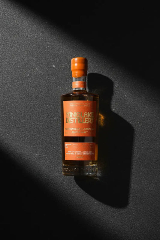 Kinglake Distillery Breakfast Rye Cask Single Malt Whisky 700mL bottle from Victoria