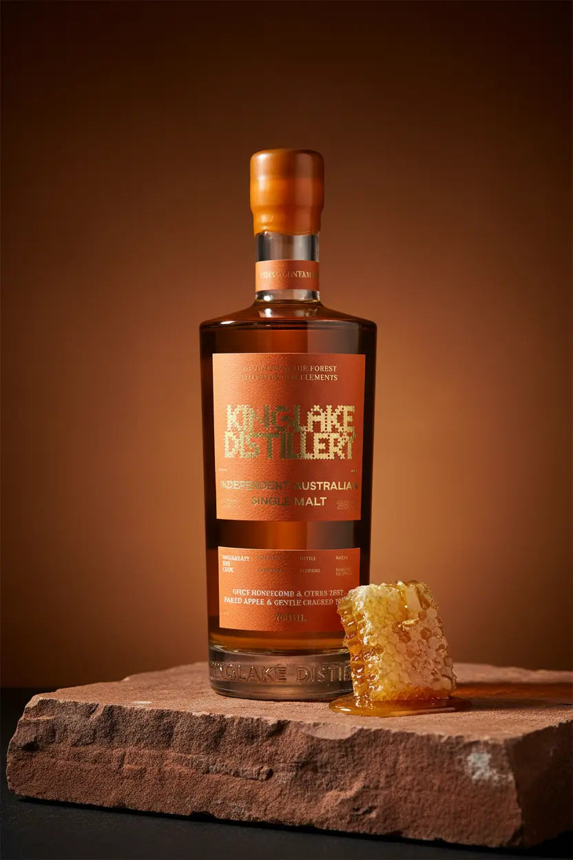 Kinglake Distillery Breakfast Rye Cask Single Malt Whisky 700mL bottle from Victoria