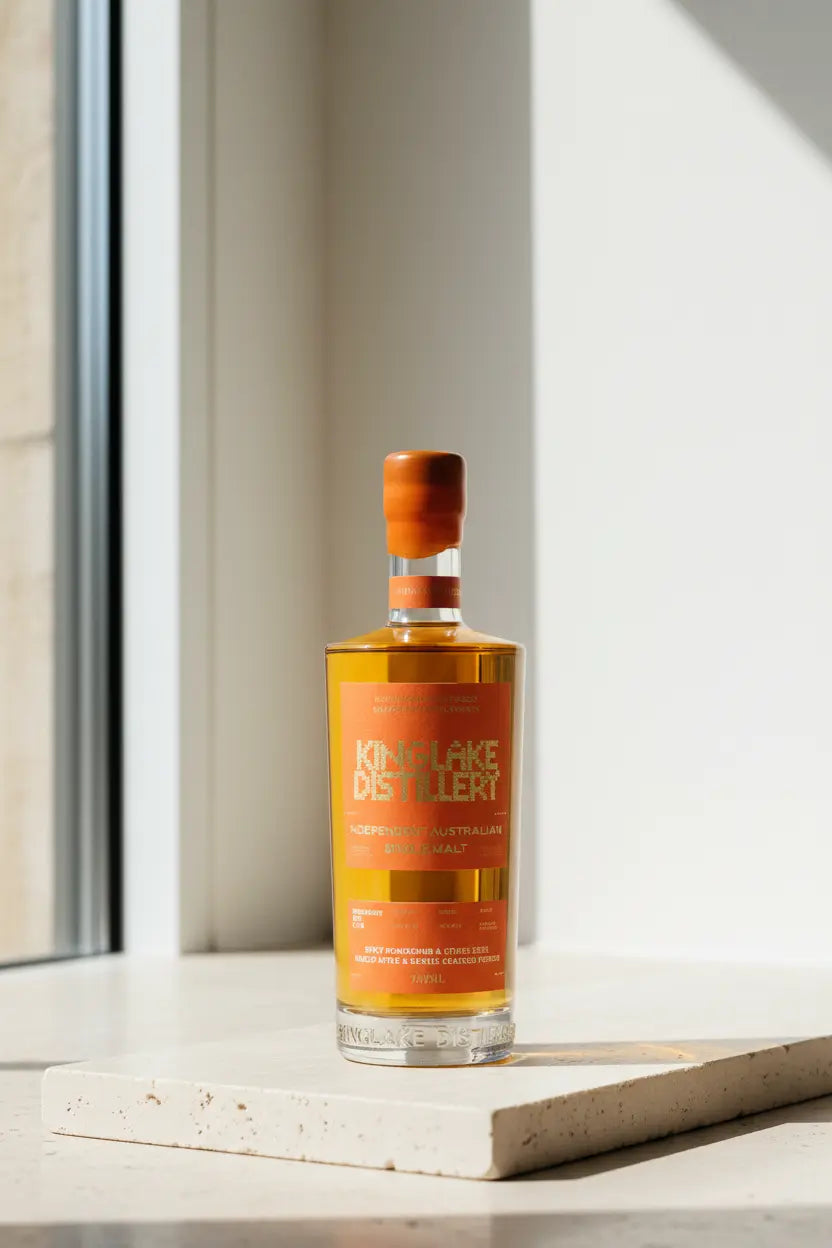 Kinglake Distillery Breakfast Rye Cask Single Malt Whisky 700mL bottle from Victoria