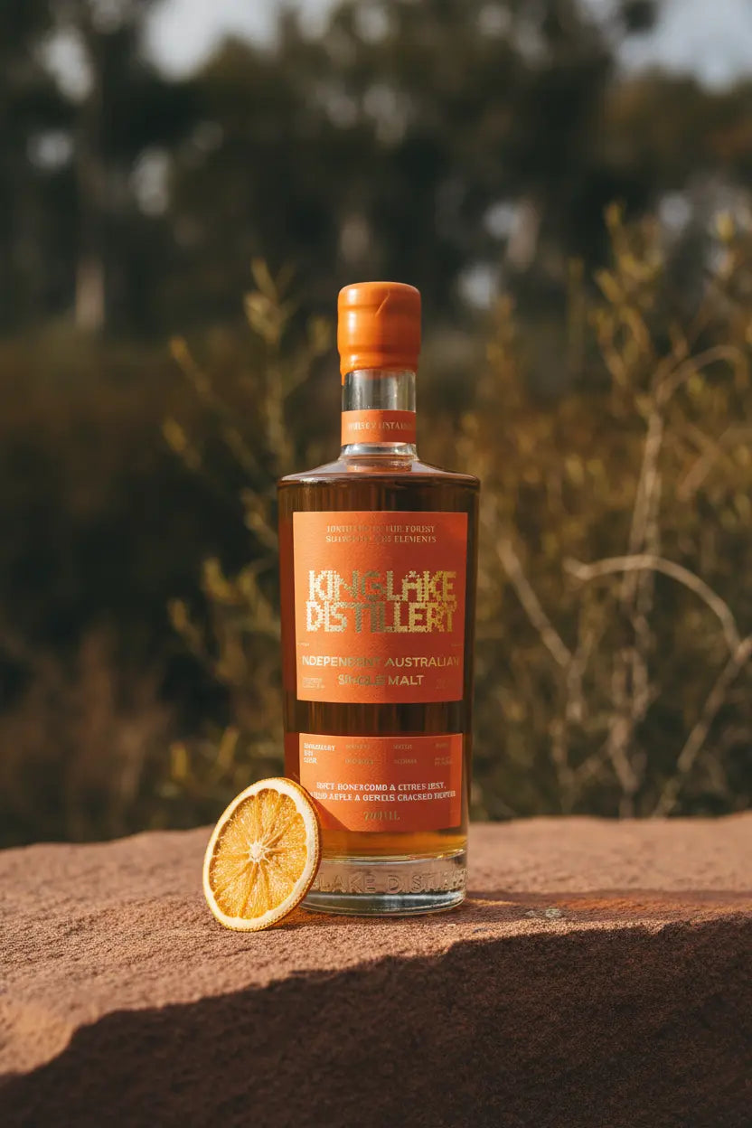 Kinglake Distillery Breakfast Rye Cask Single Malt Whisky 700mL bottle from Victoria