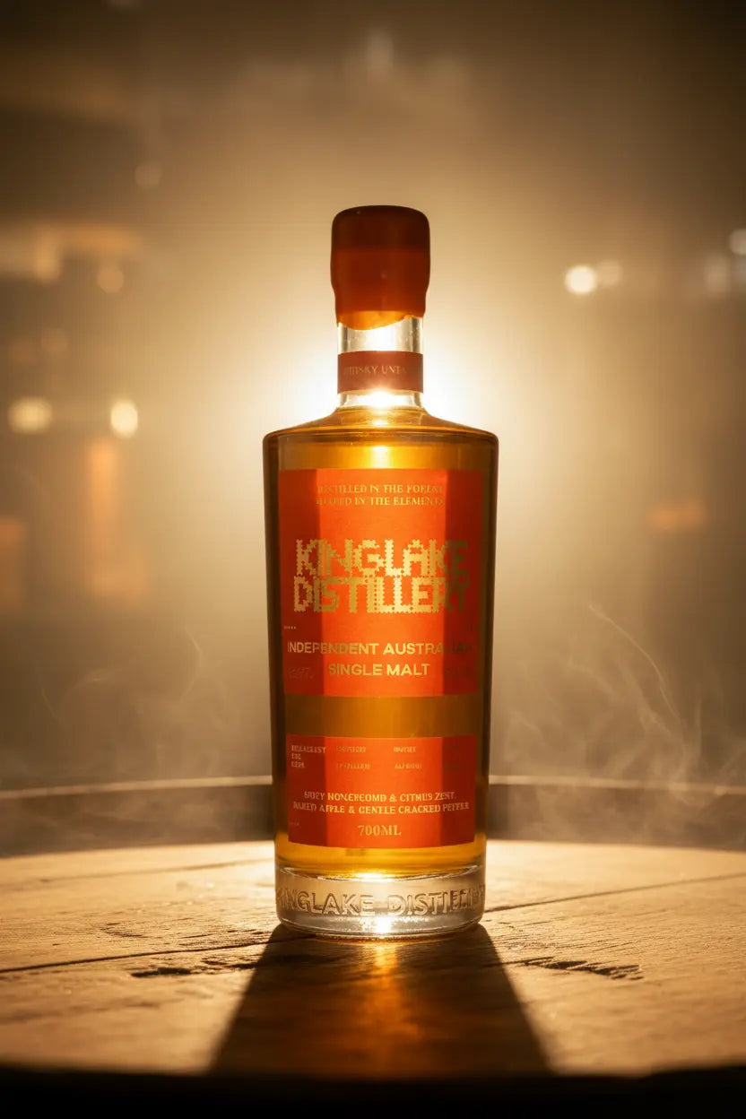 Kinglake Distillery Breakfast Rye Cask Single Malt Whisky 700mL bottle from Victoria