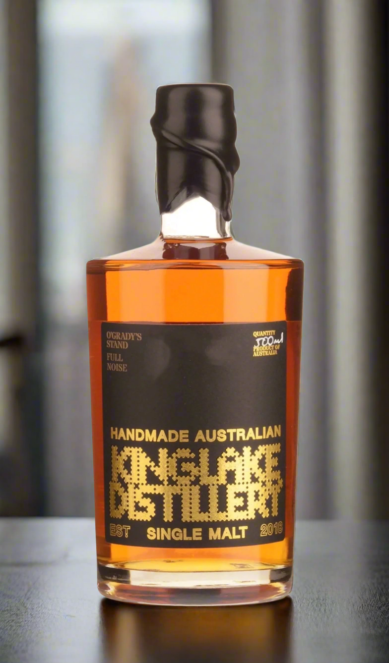 Find out more, explore the range and buy Kinglake Distillery Full Noise Cask Strength Whisky 500mL available at Wine Sellers Directs best prices.