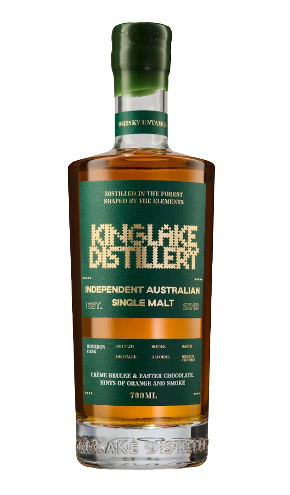 Kinglake O'Grady's Bourbon Cask Single Malt Whisky 700mL bottle – Kinglake Distillery, Victoria, Australia