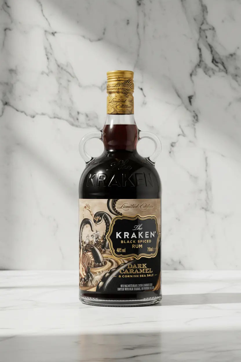 Kraken Dark Caramel & Cornish Sea Salt Black Spiced Rum 700ml