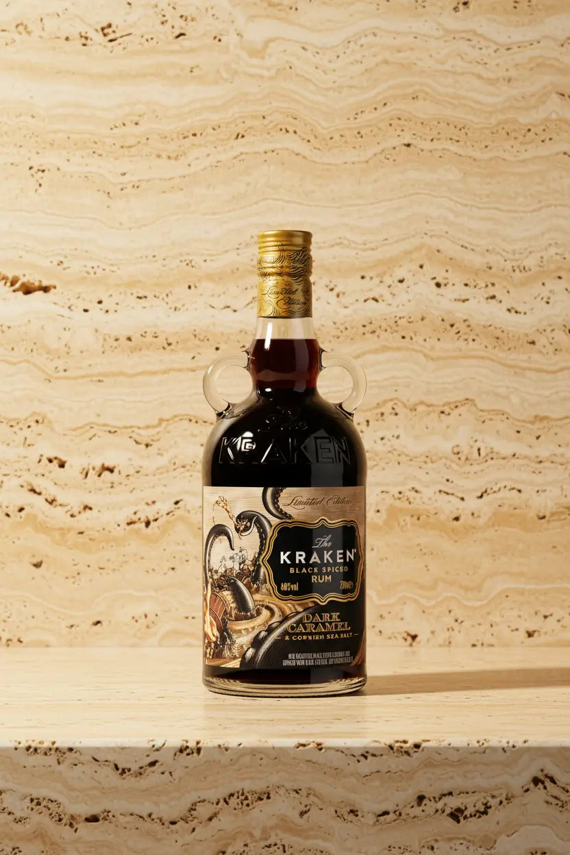 Kraken Dark Caramel & Cornish Sea Salt Black Spiced Rum 700ml