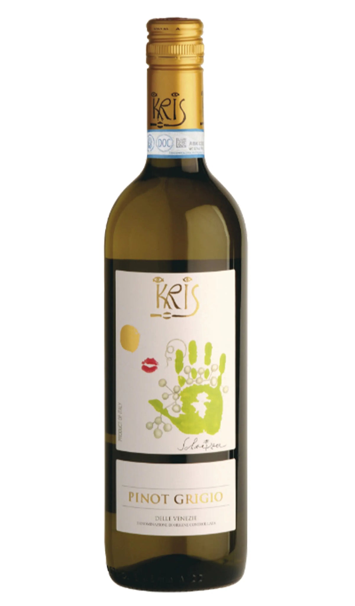 KRIS Pinot Grigio Delle Venezie 2025 750ml bottle white wine from Italy