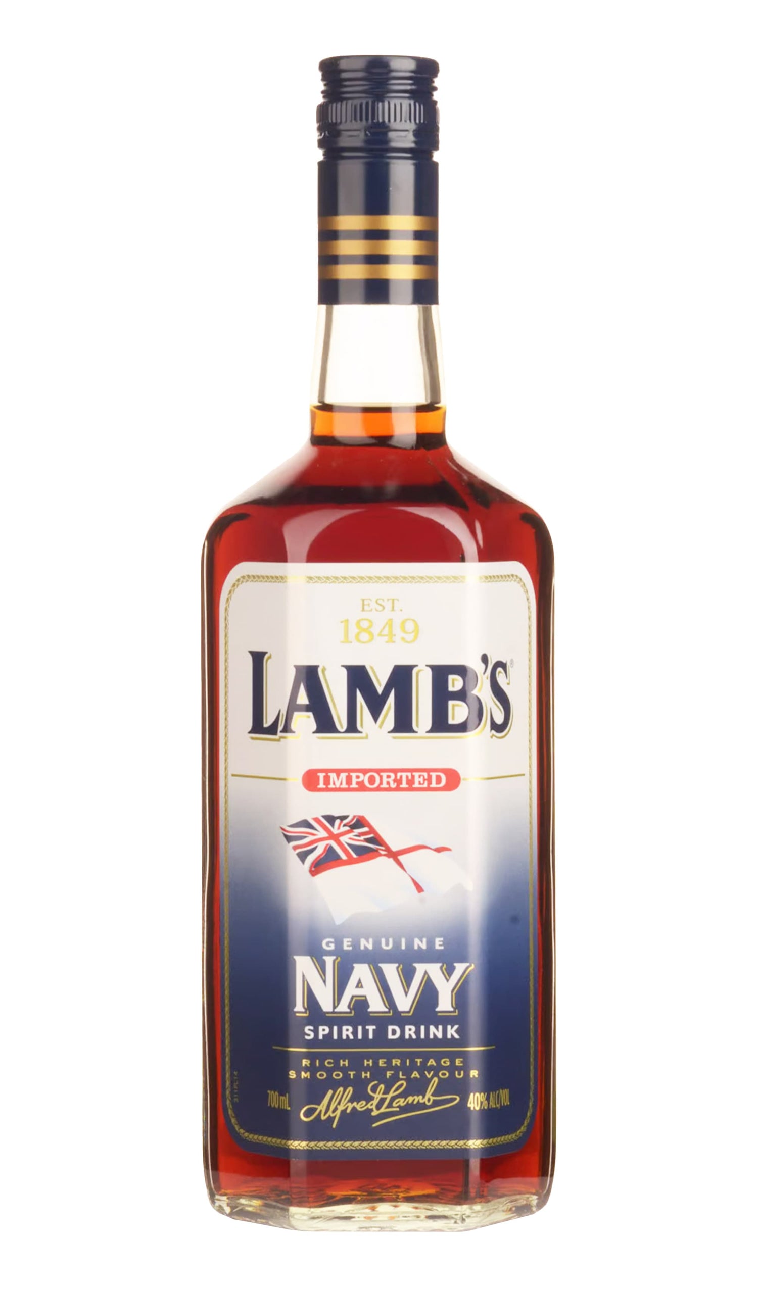 Find out more or buy Lamb's Genuine Navy Spirit Drink 700mL available at Wine Sellers Direct's best prices.