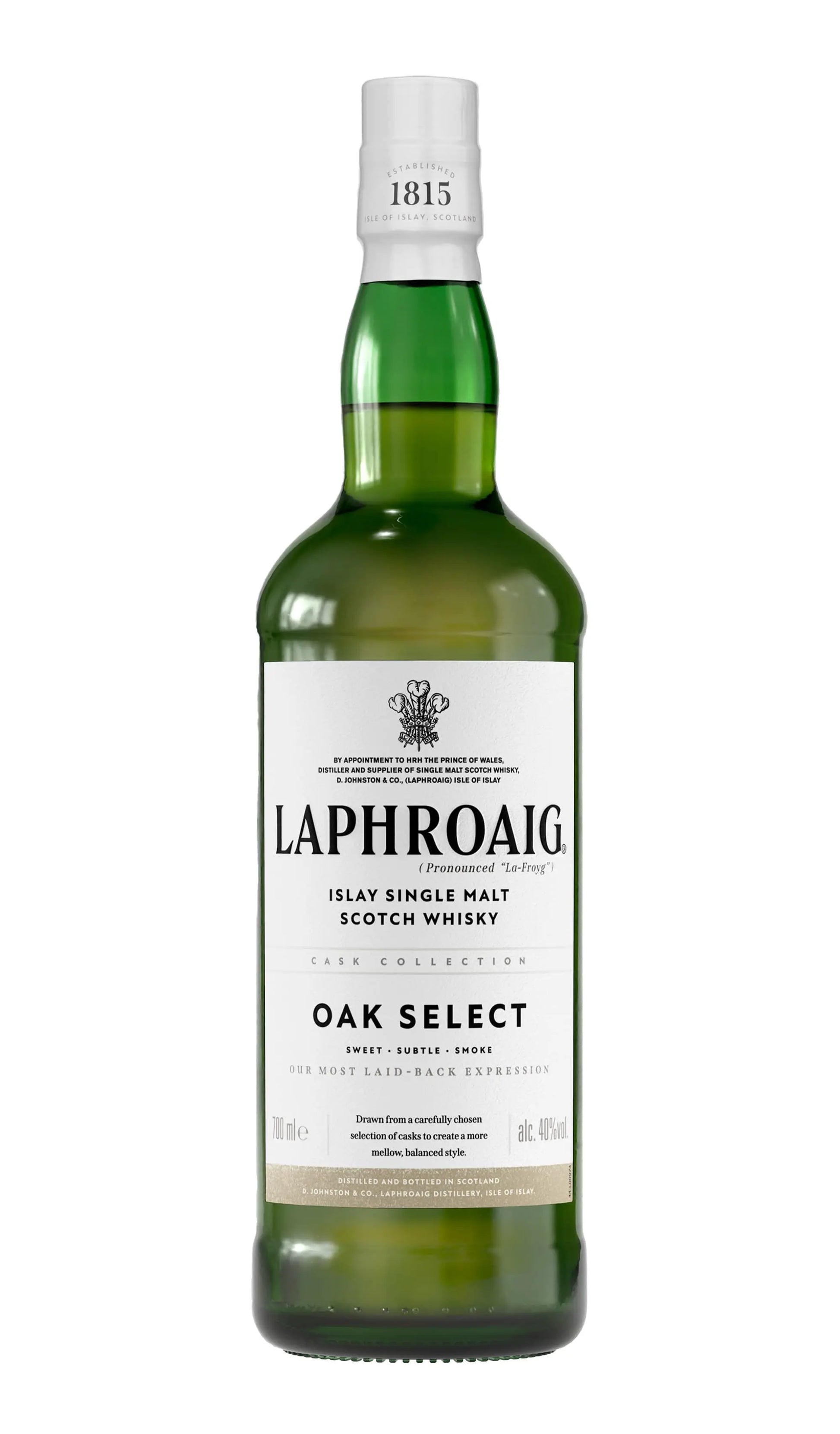 Buy Laphroaig Oak Select Scotch Whisky 700mL at Wine Sellers Direct's best prices.
