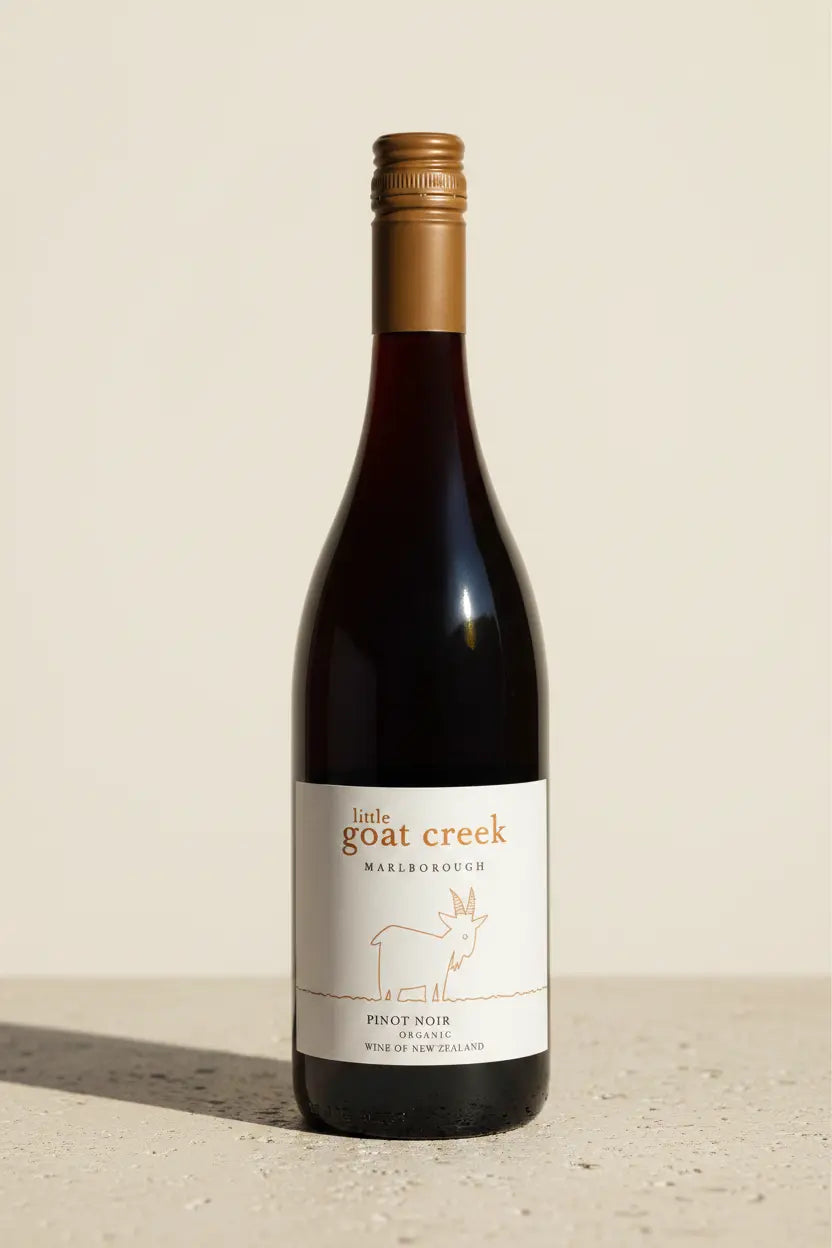 Buy Little Goat Creek Pinot Noir 2024 Organic Marlborough online at Wine Sellers Direct's best prices.