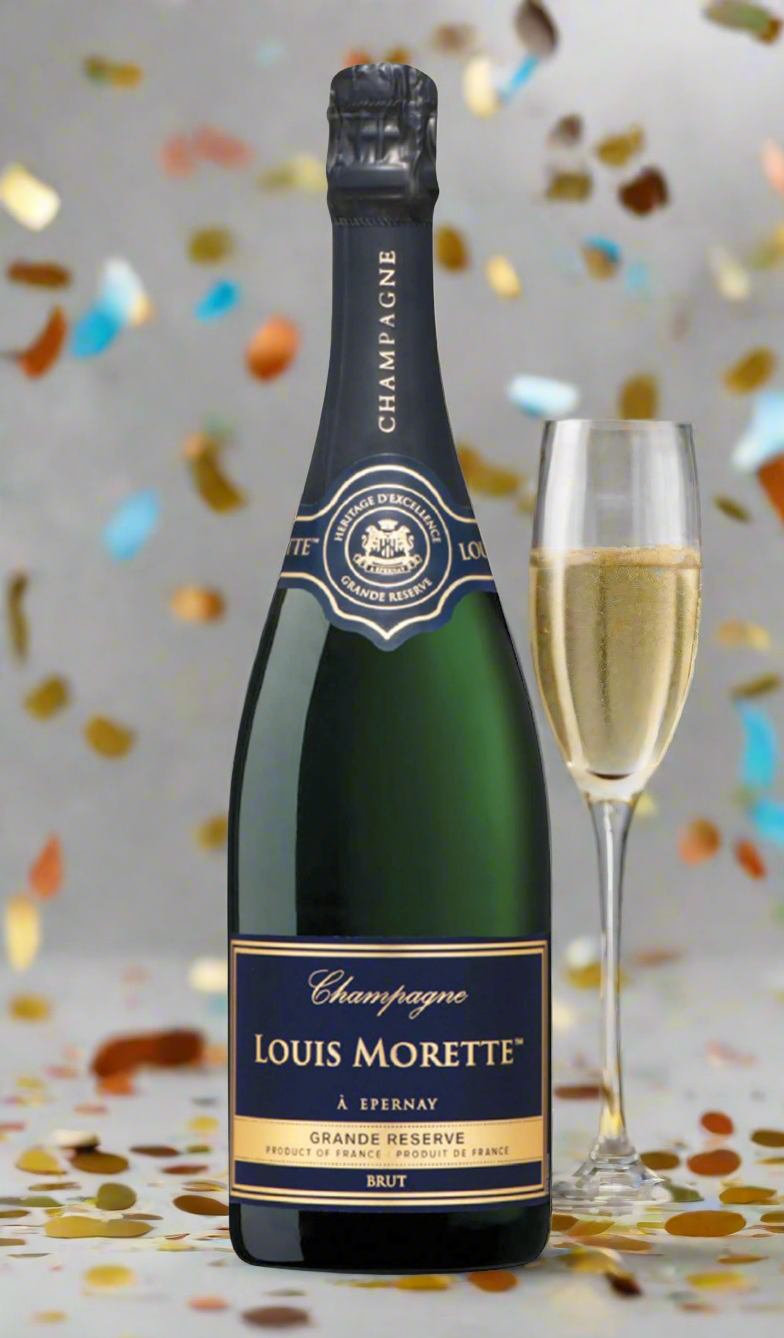 Find out more or buy Louis Morette Grande Reserve Champagne NV 750mL (Gift Boxed) available at Wine Sellers Direct's best prices.