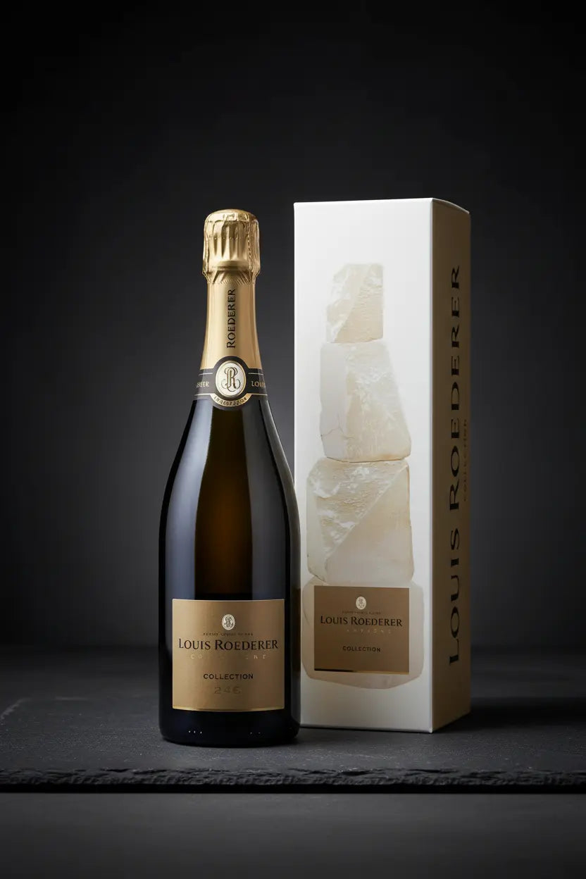 Louis Roederer Collection 246 Brut Champagne NV 750ml gift boxed on slate