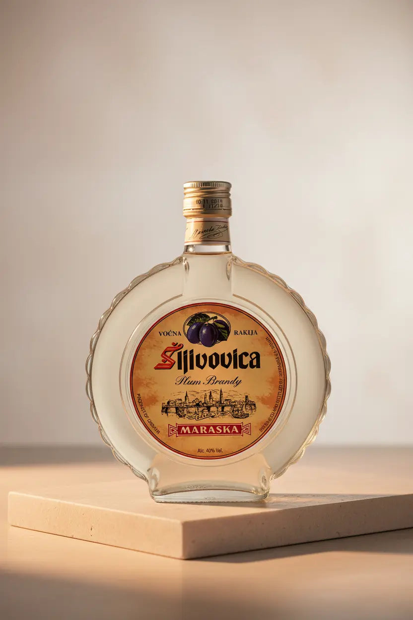 Buy Maraska Sljivovica Flask Plum Brandy 750ml (Croatia) online at Wine Sellers Direct's best prices.