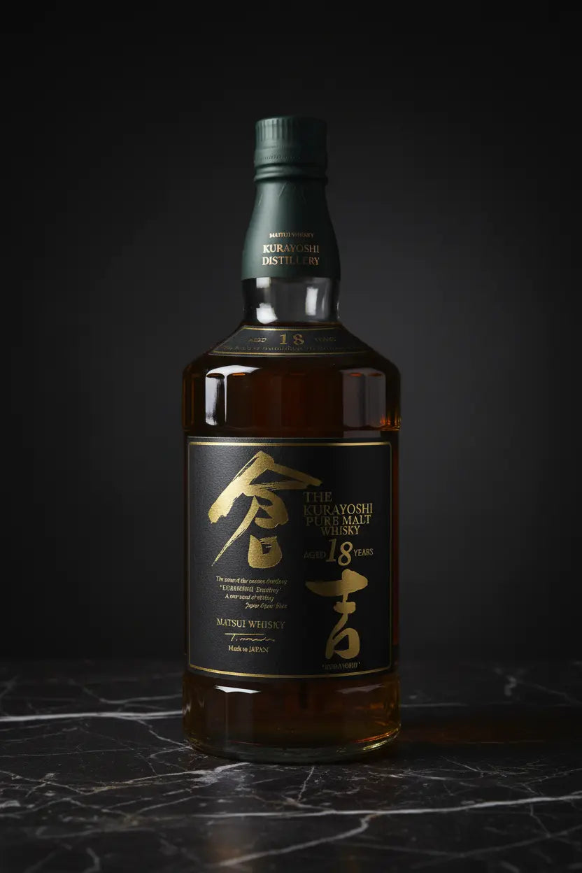 Find out more or buy Matsui The Kurayoshi Pure Malt 18 Year Old Whisky 700ml online at Wine Sellers Direct.