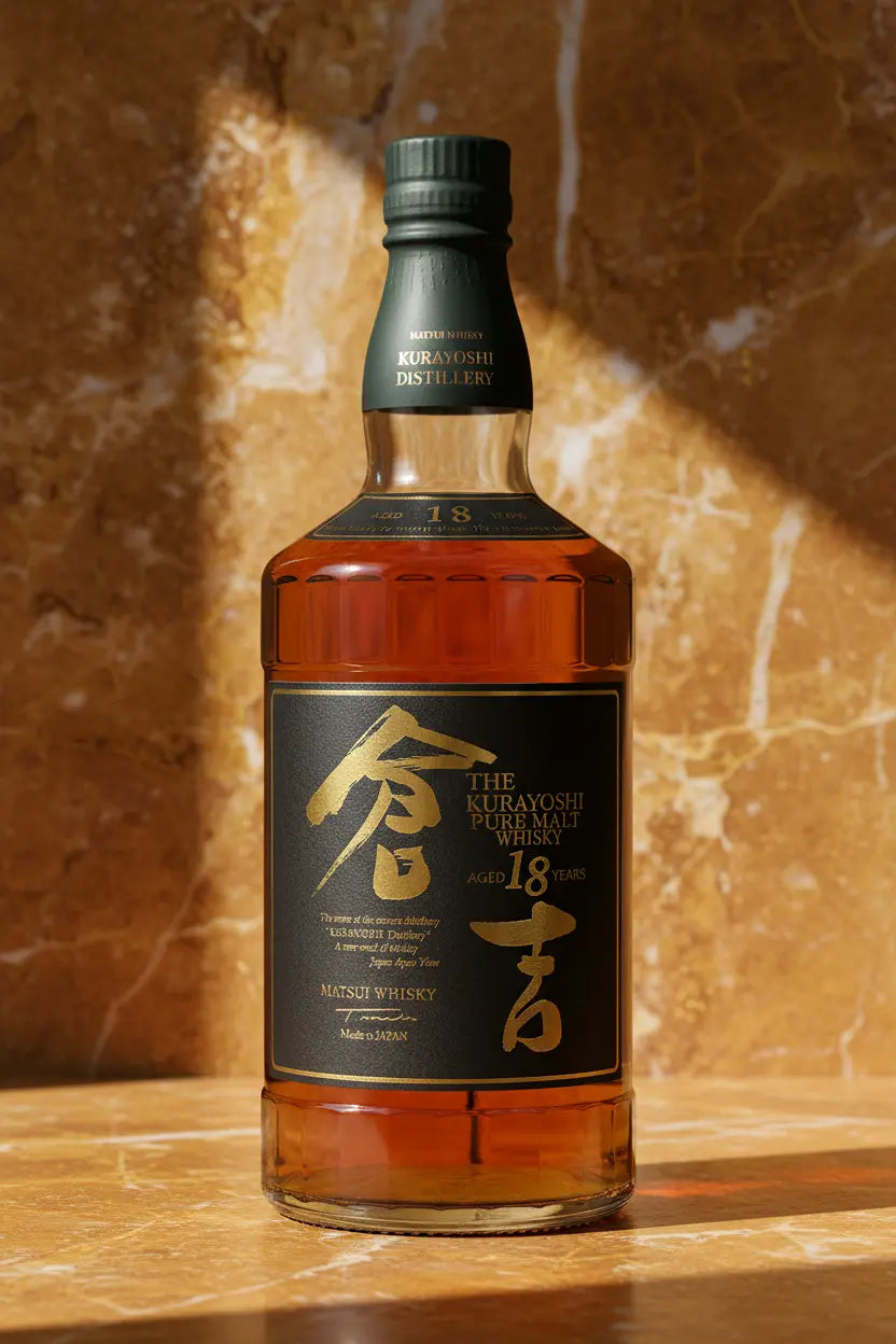 Find out more or buy Matsui The Kurayoshi Pure Malt 18 Year Old Whisky 700ml online at Wine Sellers Direct.