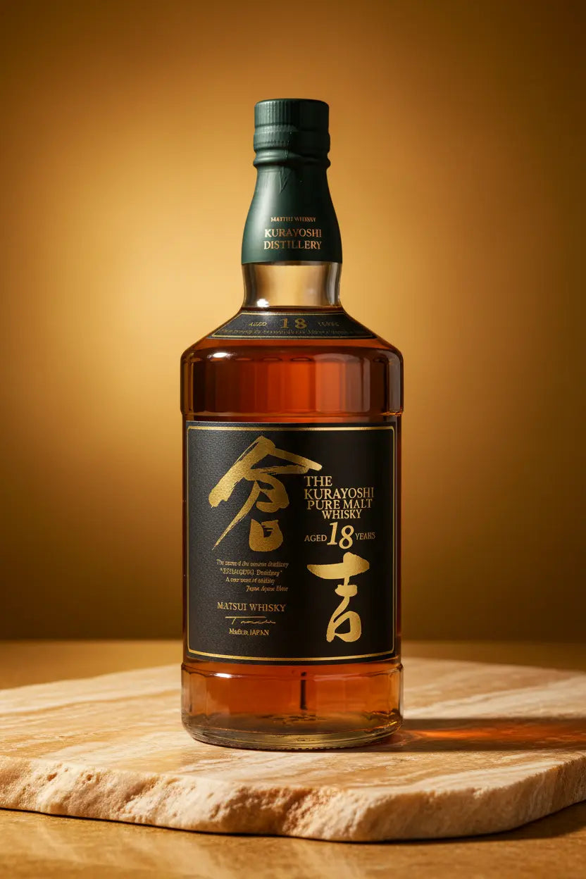 Find out more or buy Matsui The Kurayoshi Pure Malt 18 Year Old Whisky 700ml online at Wine Sellers Direct.