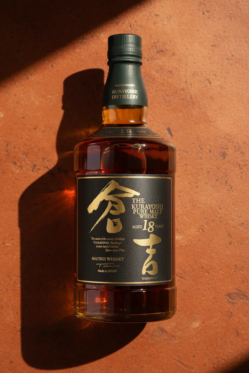 Find out more or buy Matsui The Kurayoshi Pure Malt 18 Year Old Whisky 700ml online at Wine Sellers Direct.