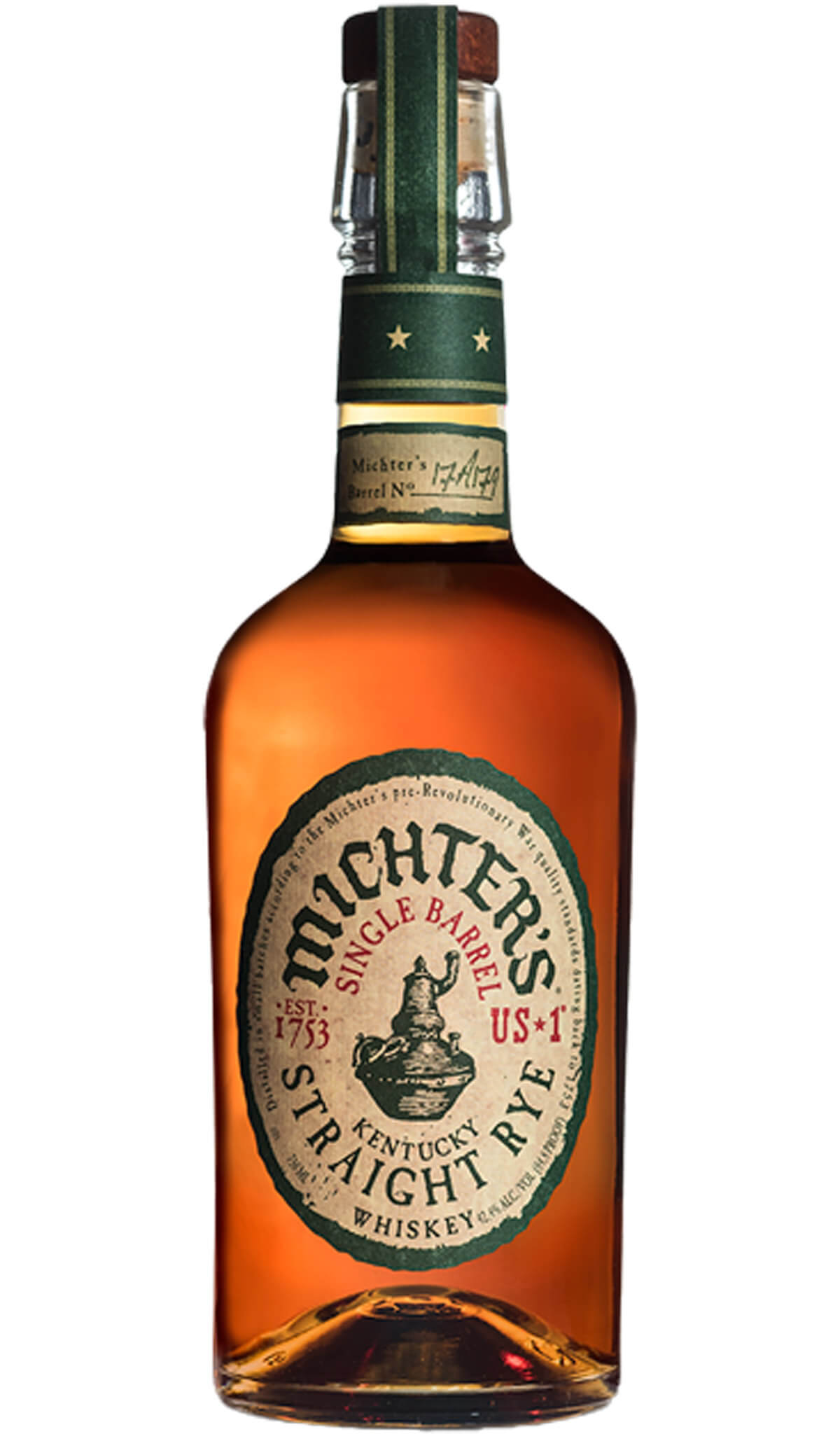 Micters Rye Michter’s US1 Single Barrel Straight Rye 700ml – Wine Sellers Direct