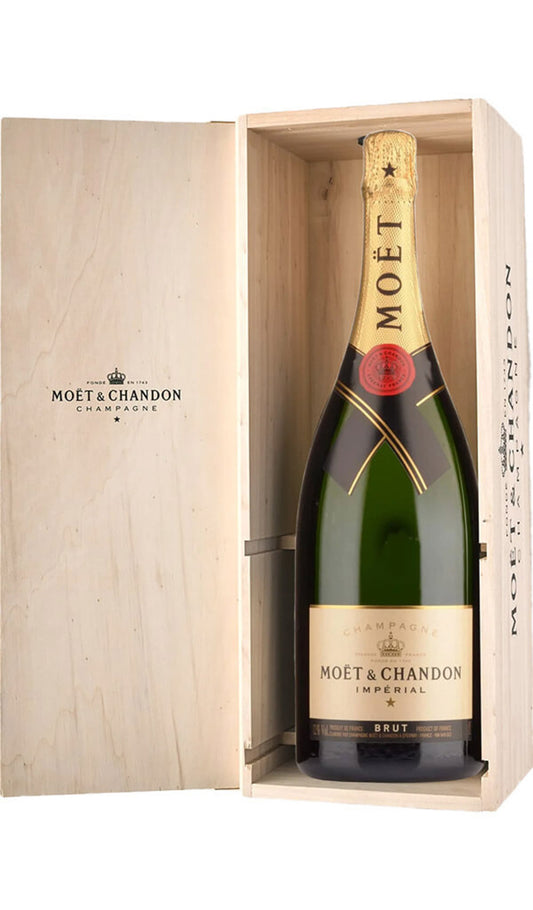 Find out more or purchase Moët & Chandon Impérial Brut NV 6L Methuselah (Champagne) available online at Wine Sellers Direct - Australia's independent liquor specialists.