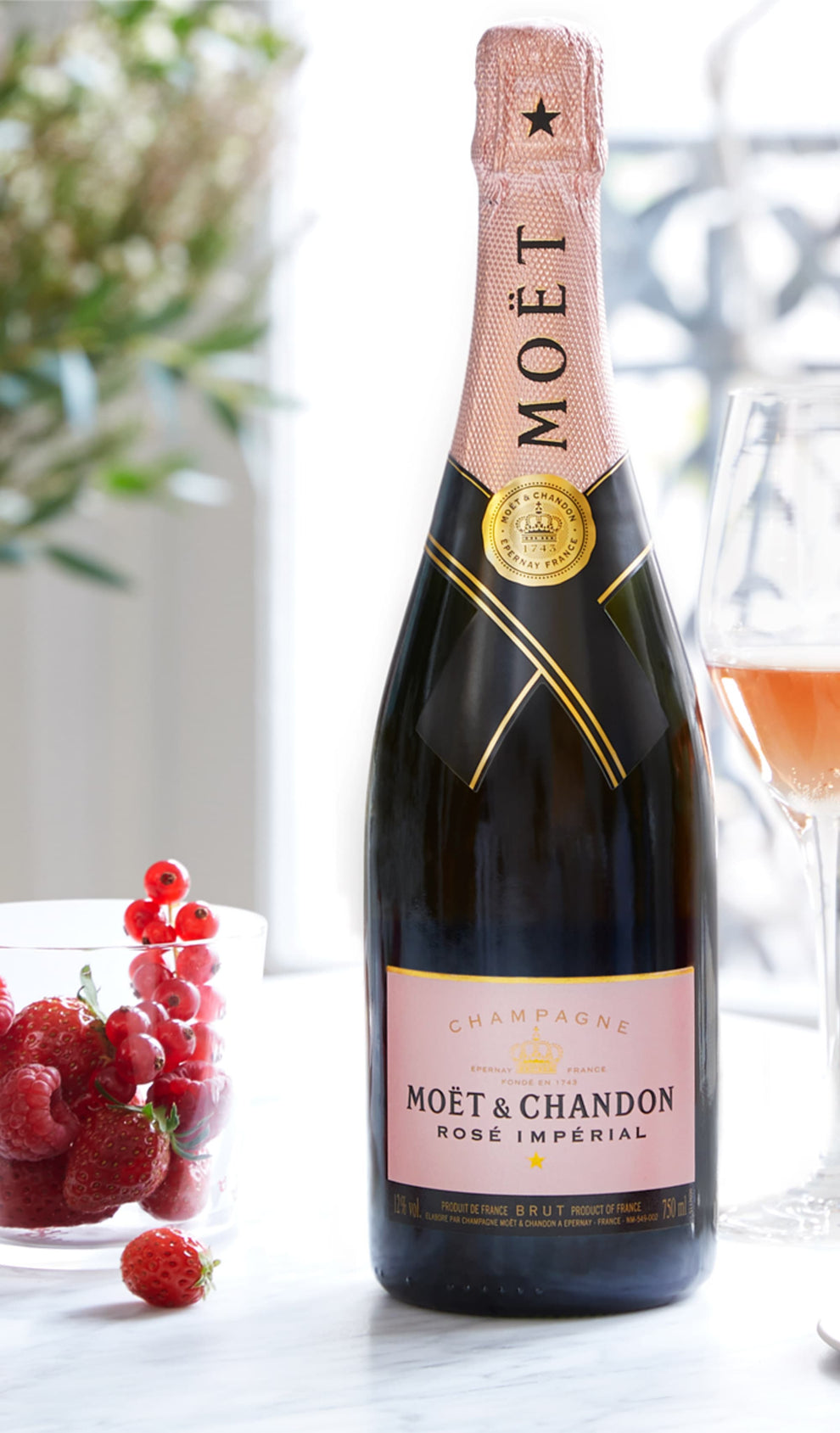 Moet Rosa Moët & Chandon Rosé Impérial Brut NV 750ml (Champagne) – Wine Sellers ...