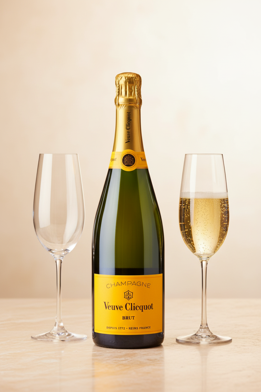 Veuve Clicquot Yellow Label Brut Champagne NV 750ml bottle from France