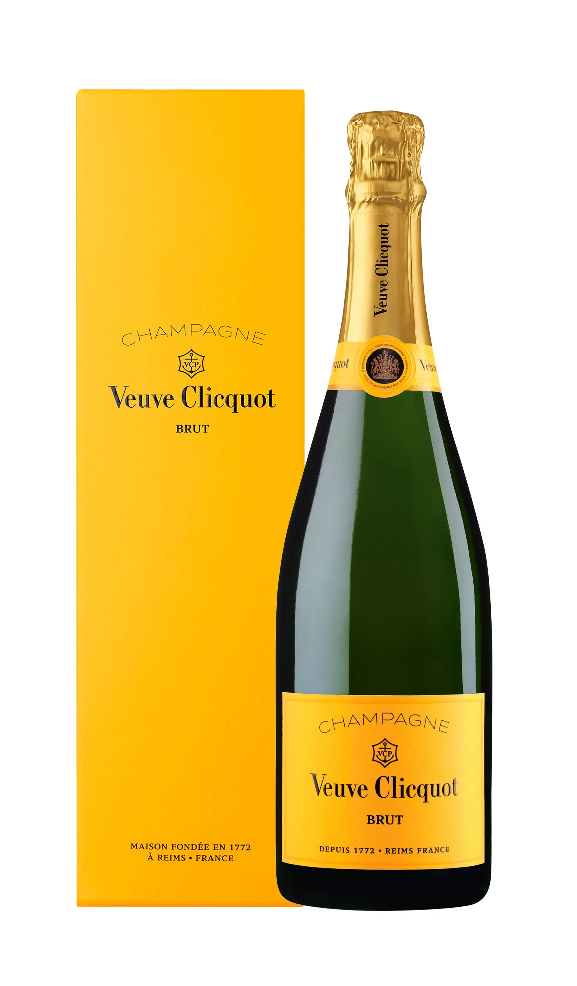 Buy Veuve Clicquot Brut Yellow Label Champagne NV 750mL (Gift Boxed) available at Wine Sellers Direct's best prices.