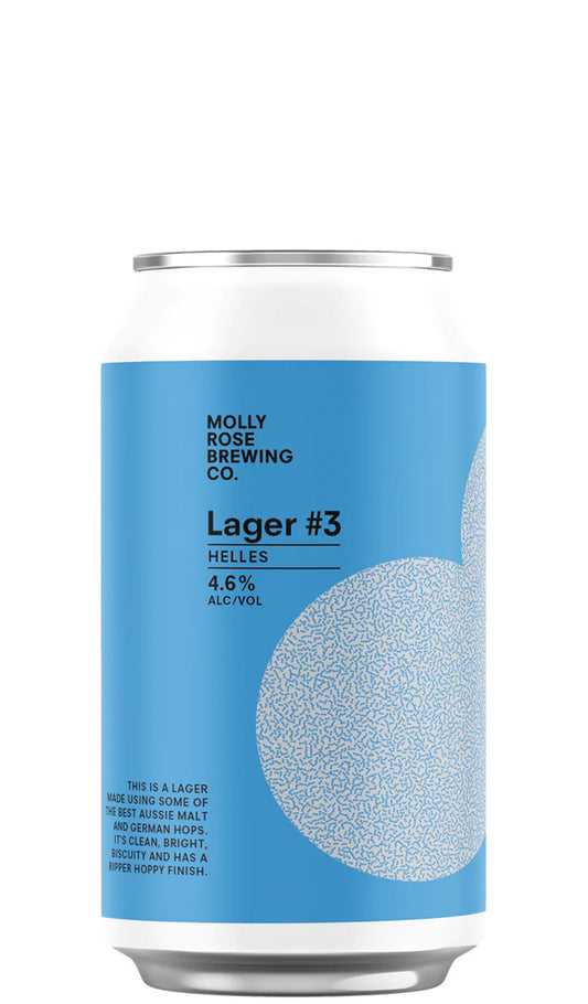 Find out more or buy Molly Rose Brewing Co. Lager #3 Helles 375ml available online at Wine Sellers Direct - Australia's independent liquor specialists.