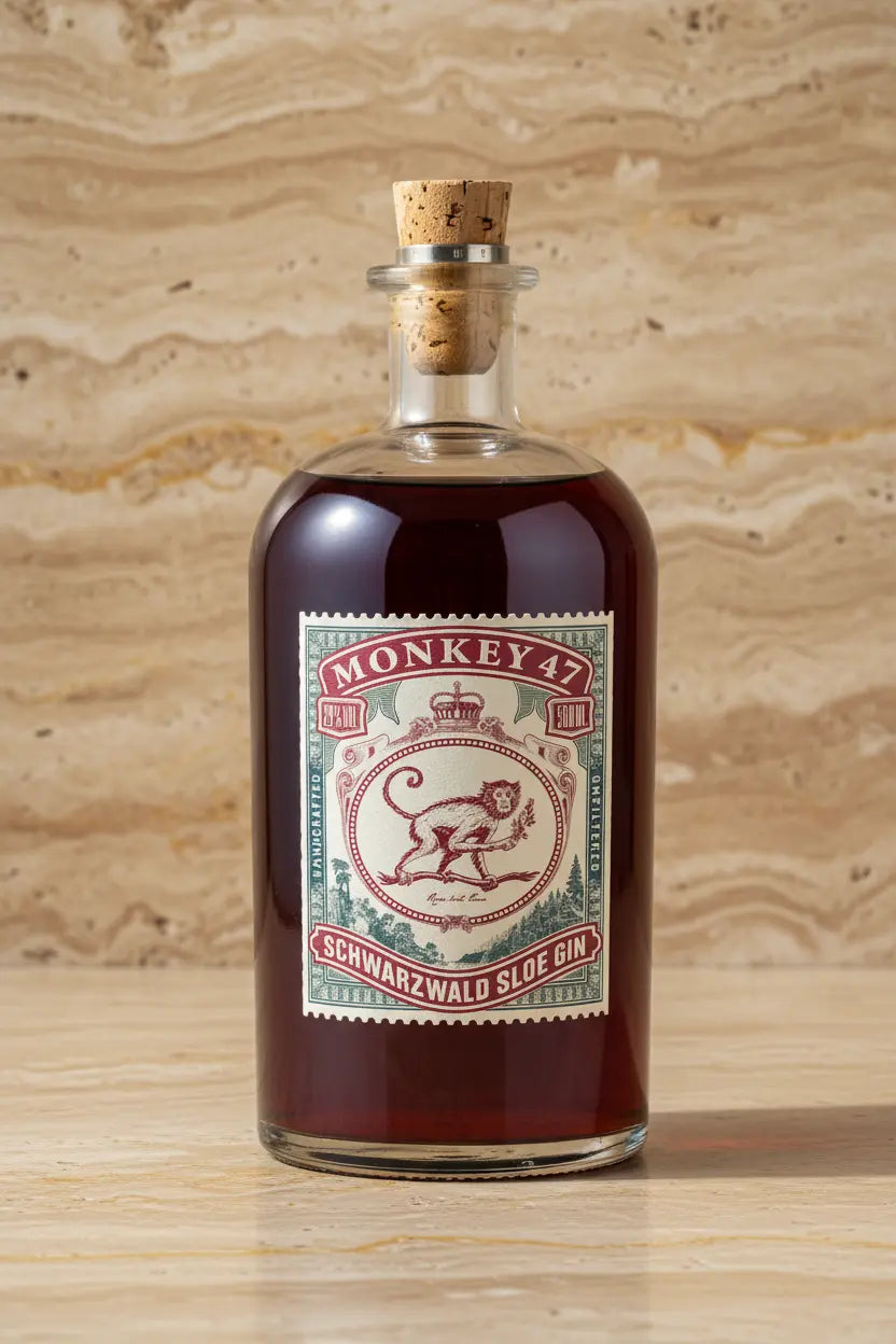 Buy Monkey 47 Schwarzwald Sloe Gin 500ml (Germany) online at Wine Sellers Direct's best prices.