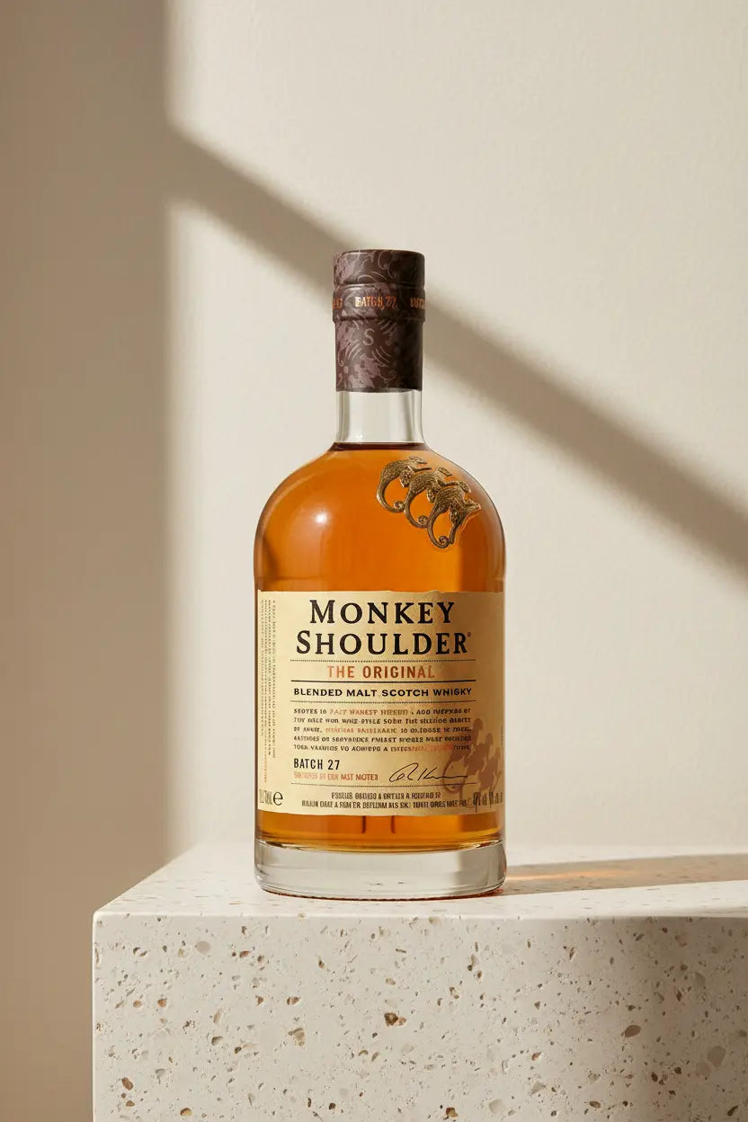 Find out more or buy Monkey Shoulder Batch 27 Blended Malt Scotch Whisky 700mL online at Wine Sellers Direct's best prices.