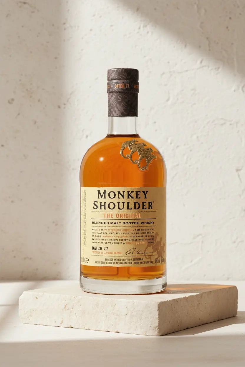 Find out more or buy Monkey Shoulder Batch 27 Blended Malt Scotch Whisky 700mL online at Wine Sellers Direct's best prices.