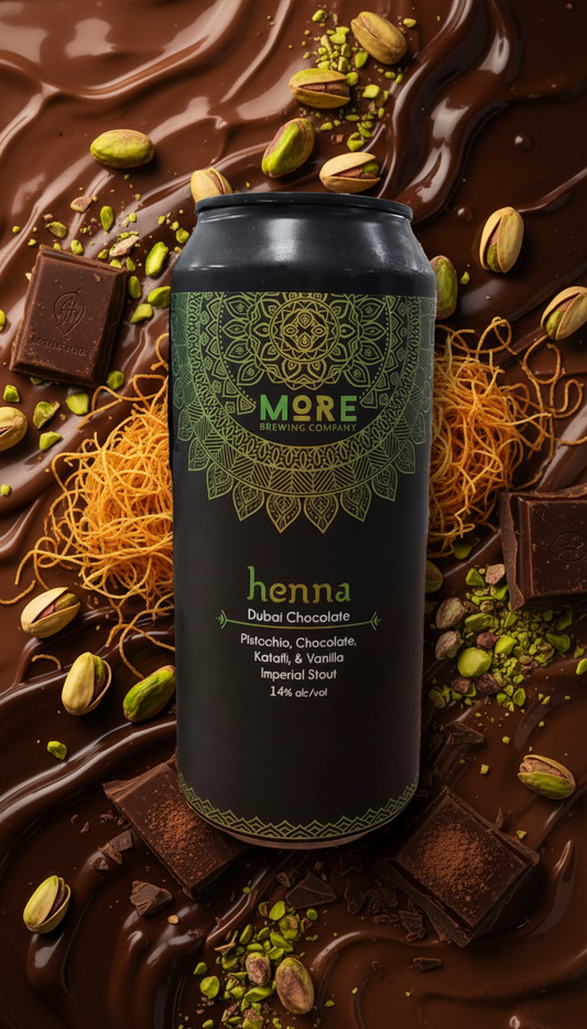 Find out more or buy MoRE Henna: Dubai Chocolate Imperial Stout 473ml online at Wine Sellers Direct - Australia’s independent liquor specialists.