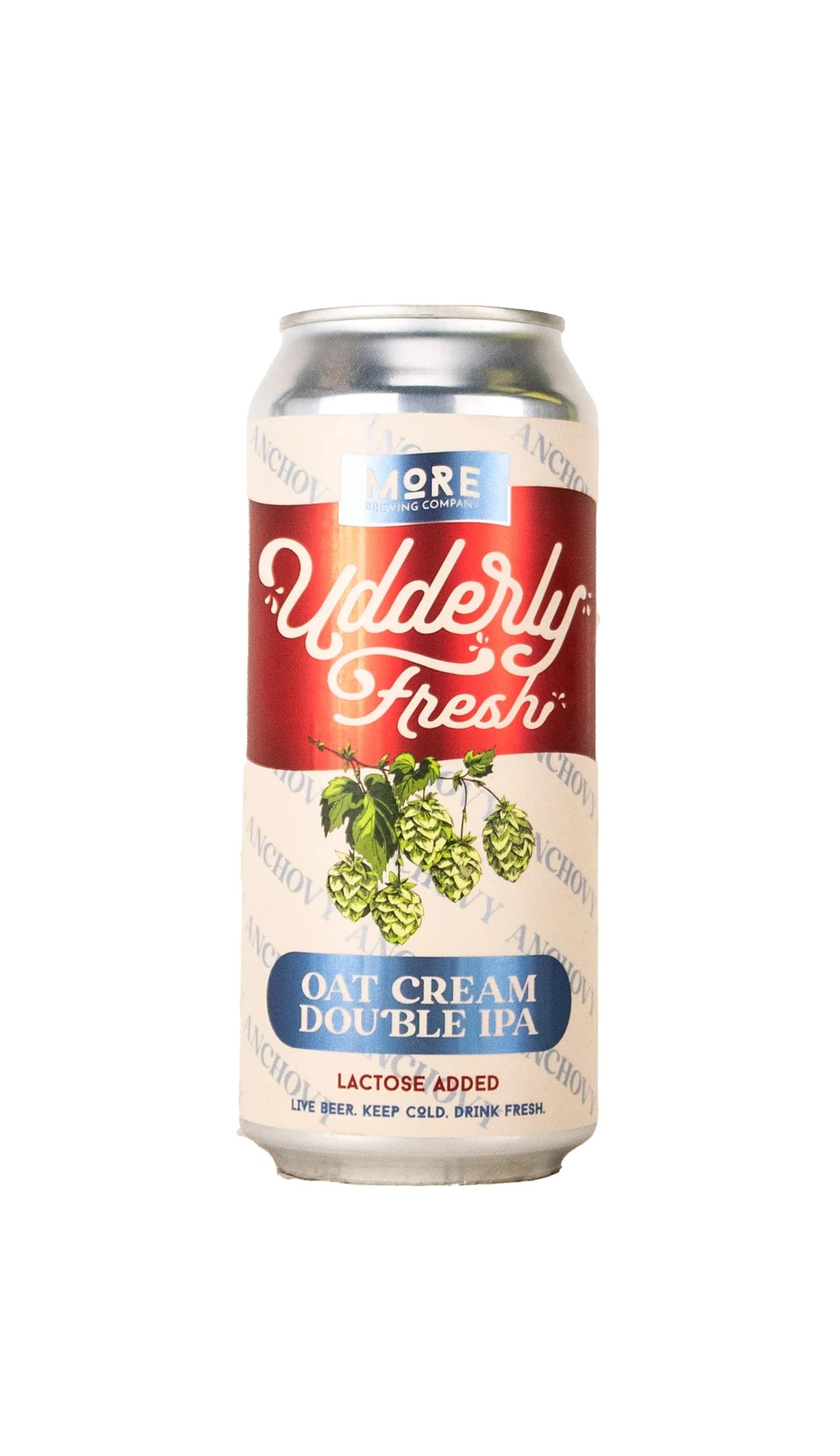 Find out more or buy MoRE Udderly Fresh: Anchovy Oat Cream DIPA 473ml online at Wine Sellers Direct - Australia’s independent liquor specialists.