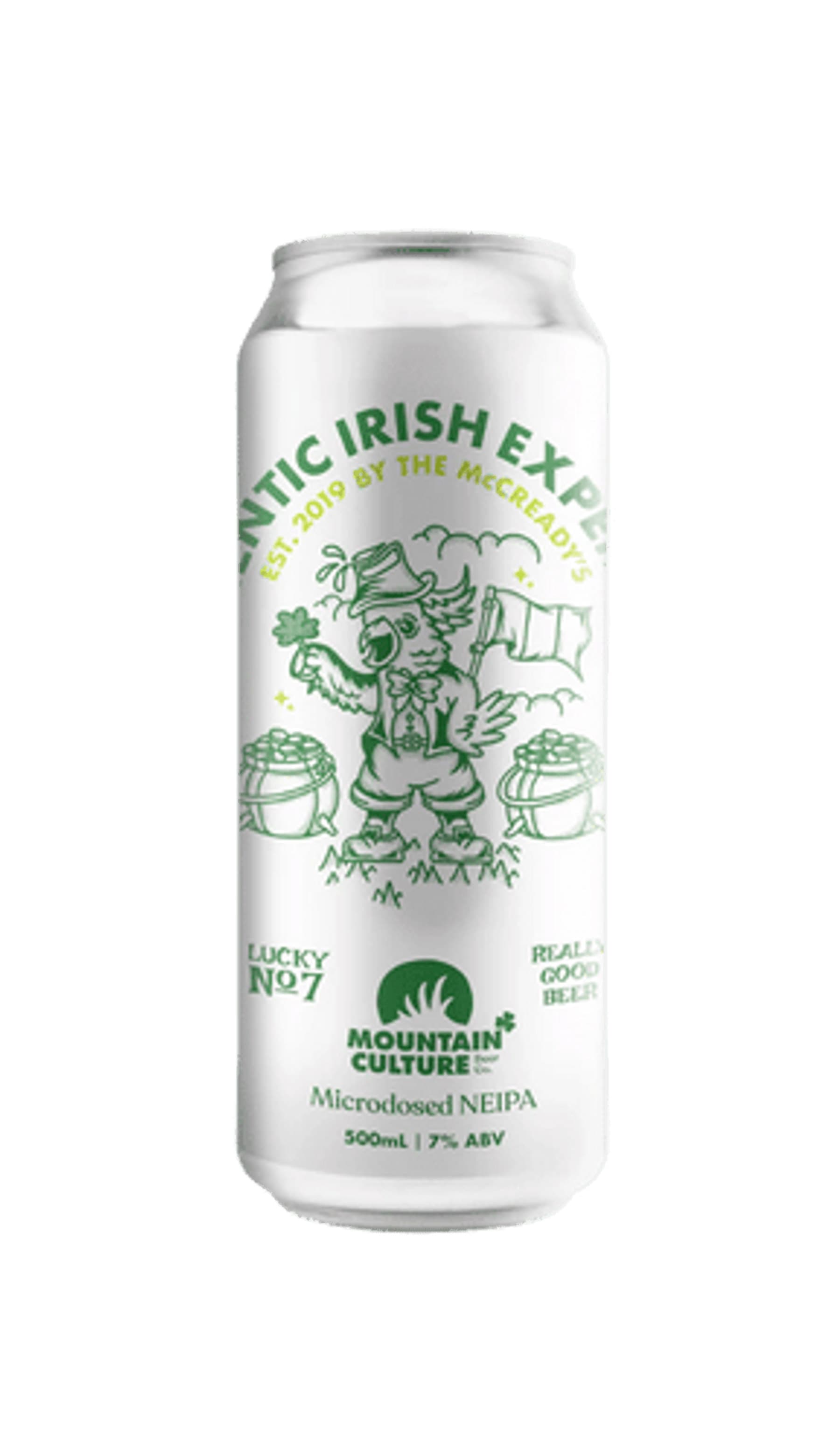 Find out more or buy Mountain Culture Authentic Irish Experience NEIPA 500ml online at Wine Sellers Direct - Australia’s independent liquor specialists.