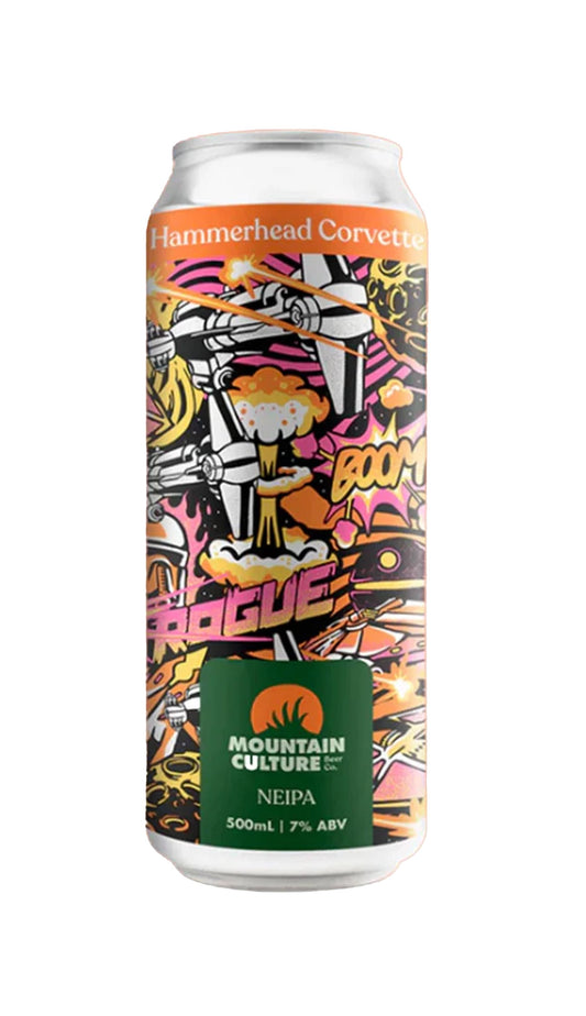 Find out more or buy Mountain Culture Hammerhead Corvette NEIPA 500ml online at Wine Sellers Direct - Australia’s independent liquor specialists.