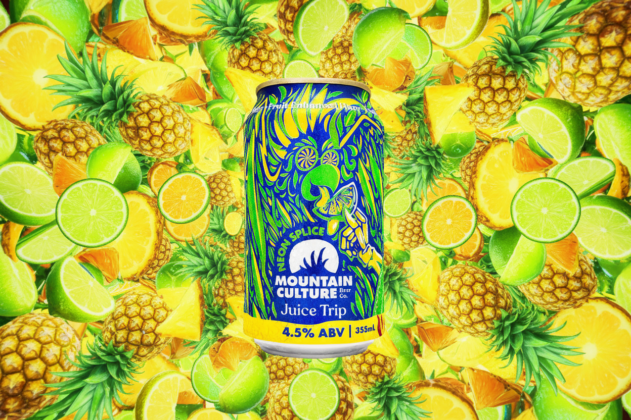 Find out more or buy Mountain Culture Neon Splice Fruit Enhanced Hazy 355ml online at Wine Sellers Direct - Australia’s independent liquor specialists.