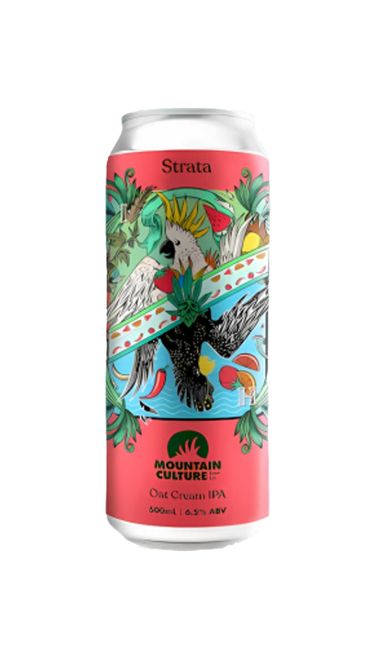 Find out more or buy Mountain Culture Strata Oat Cream IPA 500ml online at Wine Sellers Direct - Australia’s independent liquor specialists.