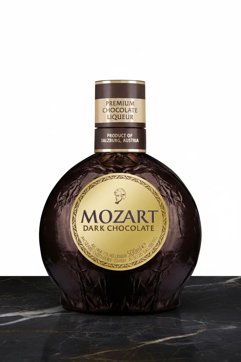 Find out more or buy Mozart Dark Chocolate Cream Liqueur 500ml online at Wine Sellers Direct.