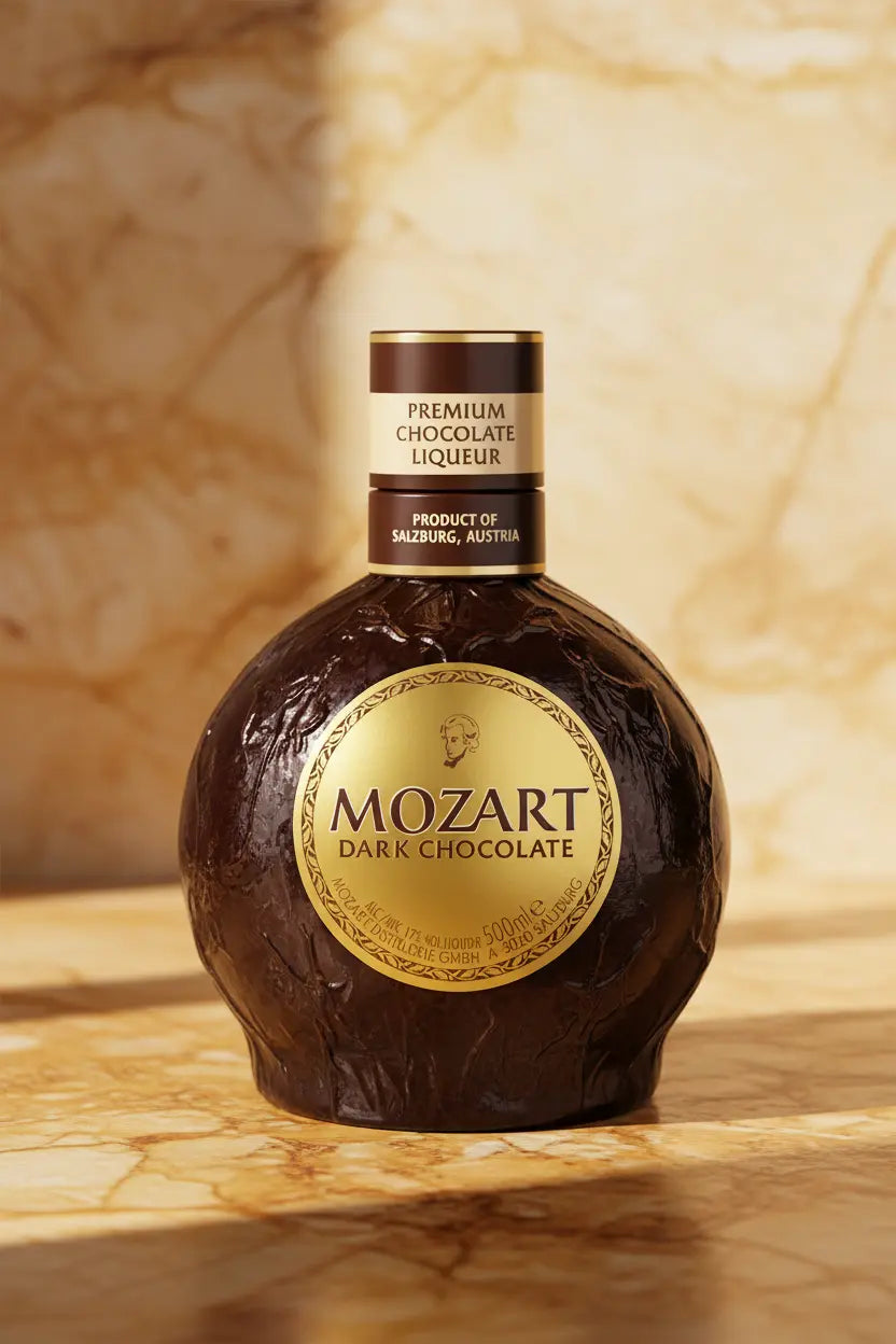 Find out more or buy Mozart Dark Chocolate Cream Liqueur 500ml online at Wine Sellers Direct.