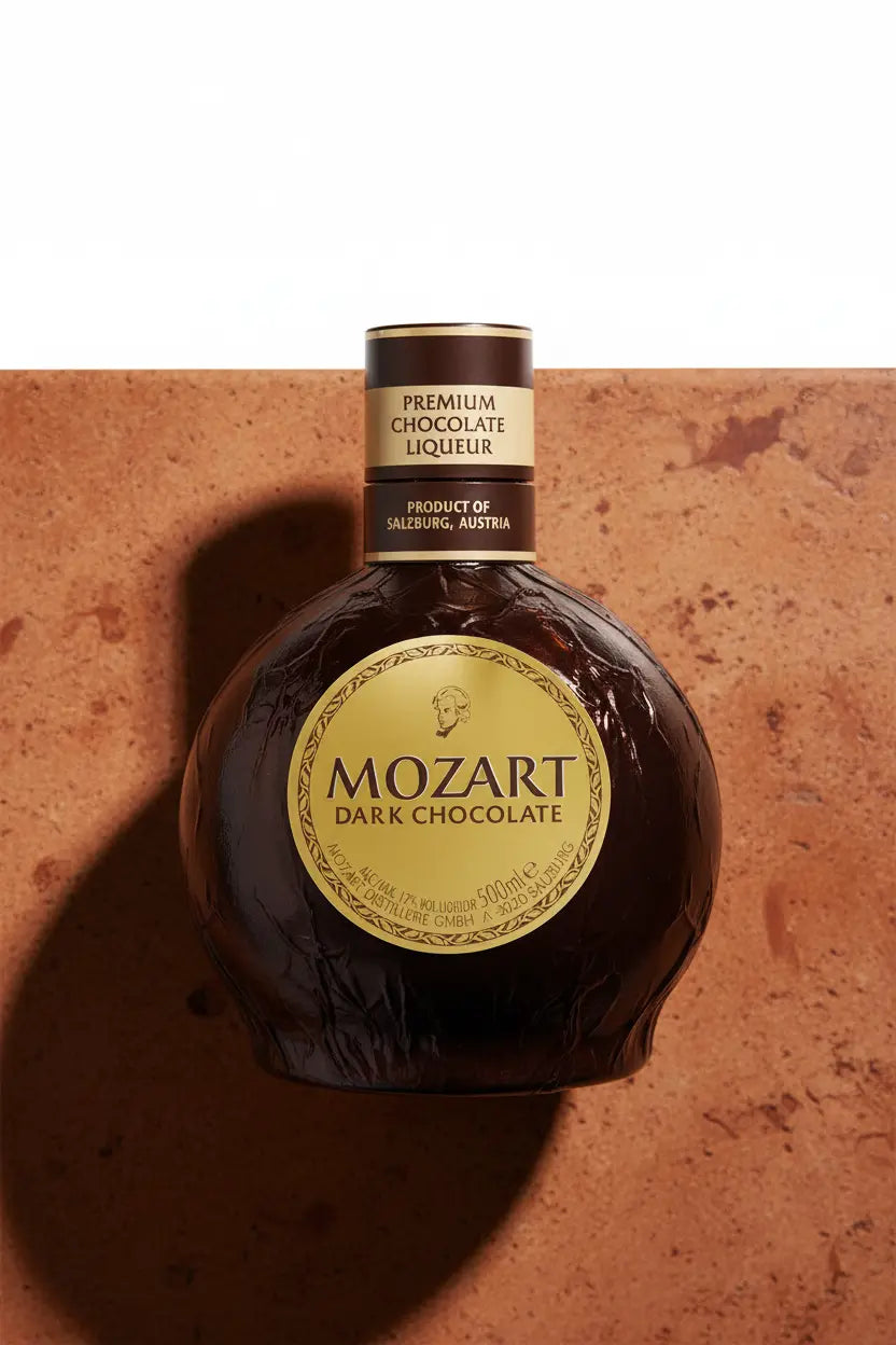 Find out more or buy Mozart Dark Chocolate Cream Liqueur 500ml online at Wine Sellers Direct.