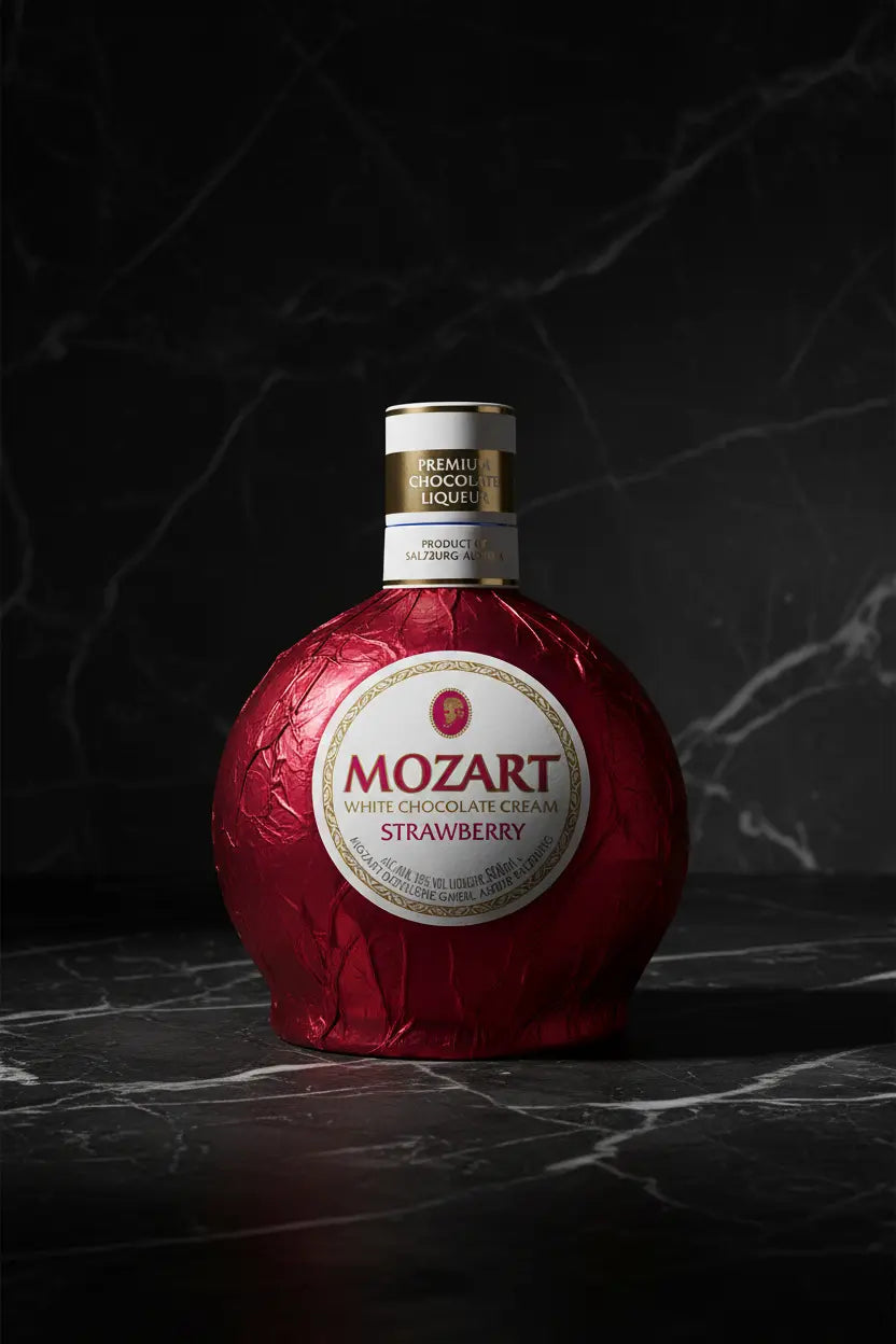Buy Mozart White Chocolate Cream Strawberry Liqueur 500ml online at Wine Sellers Direct's best prices.
