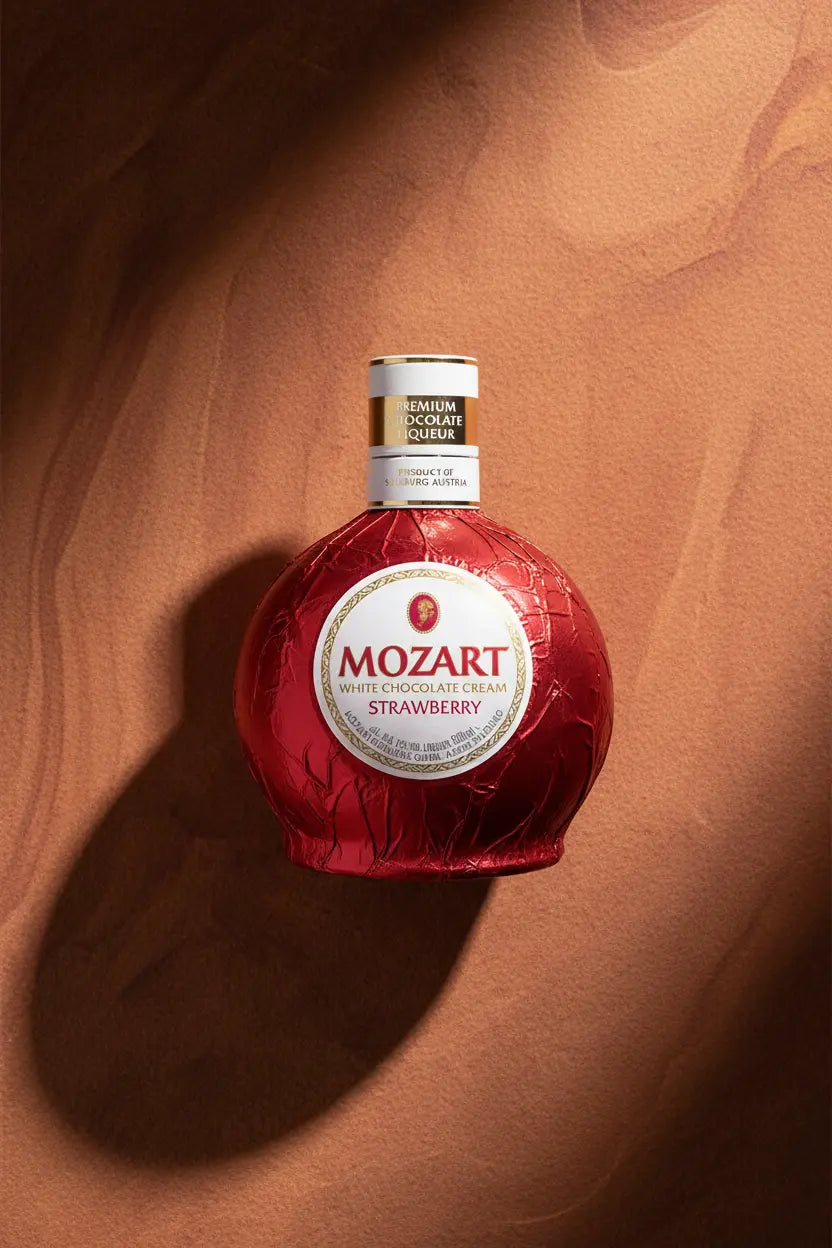 Buy Mozart White Chocolate Cream Strawberry Liqueur 500ml online at Wine Sellers Direct's best prices.