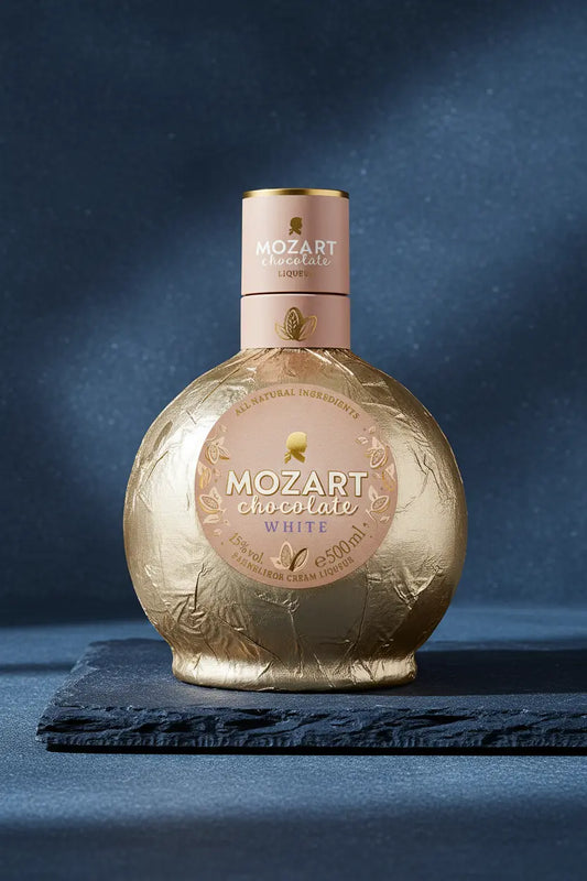 Find out more or buy Mozart White Chocolate Vanilla Cream Liqueur 500ml online at Wine Sellers Direct.
