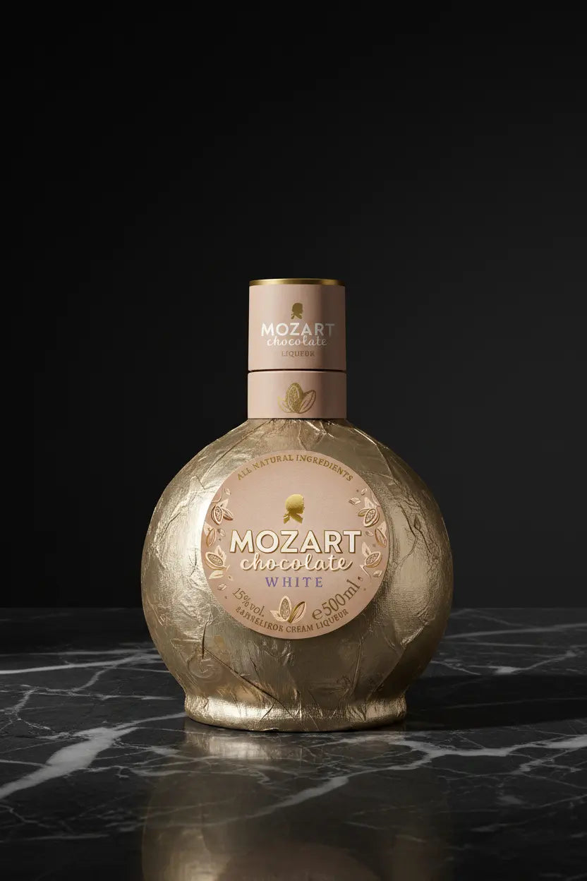 Find out more or buy Mozart White Chocolate Vanilla Cream Liqueur 500ml online at Wine Sellers Direct.