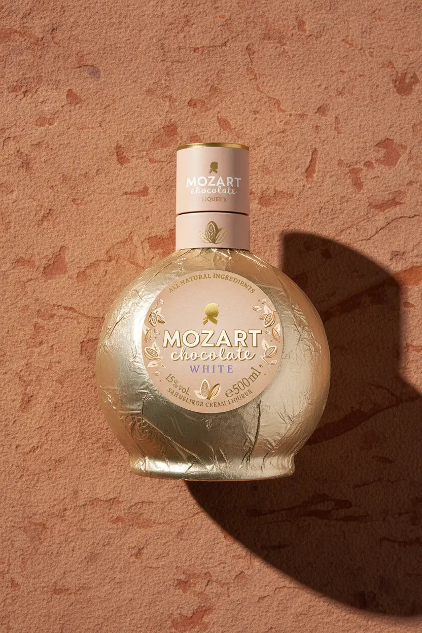 Find out more or buy Mozart White Chocolate Vanilla Cream Liqueur 500ml online at Wine Sellers Direct.