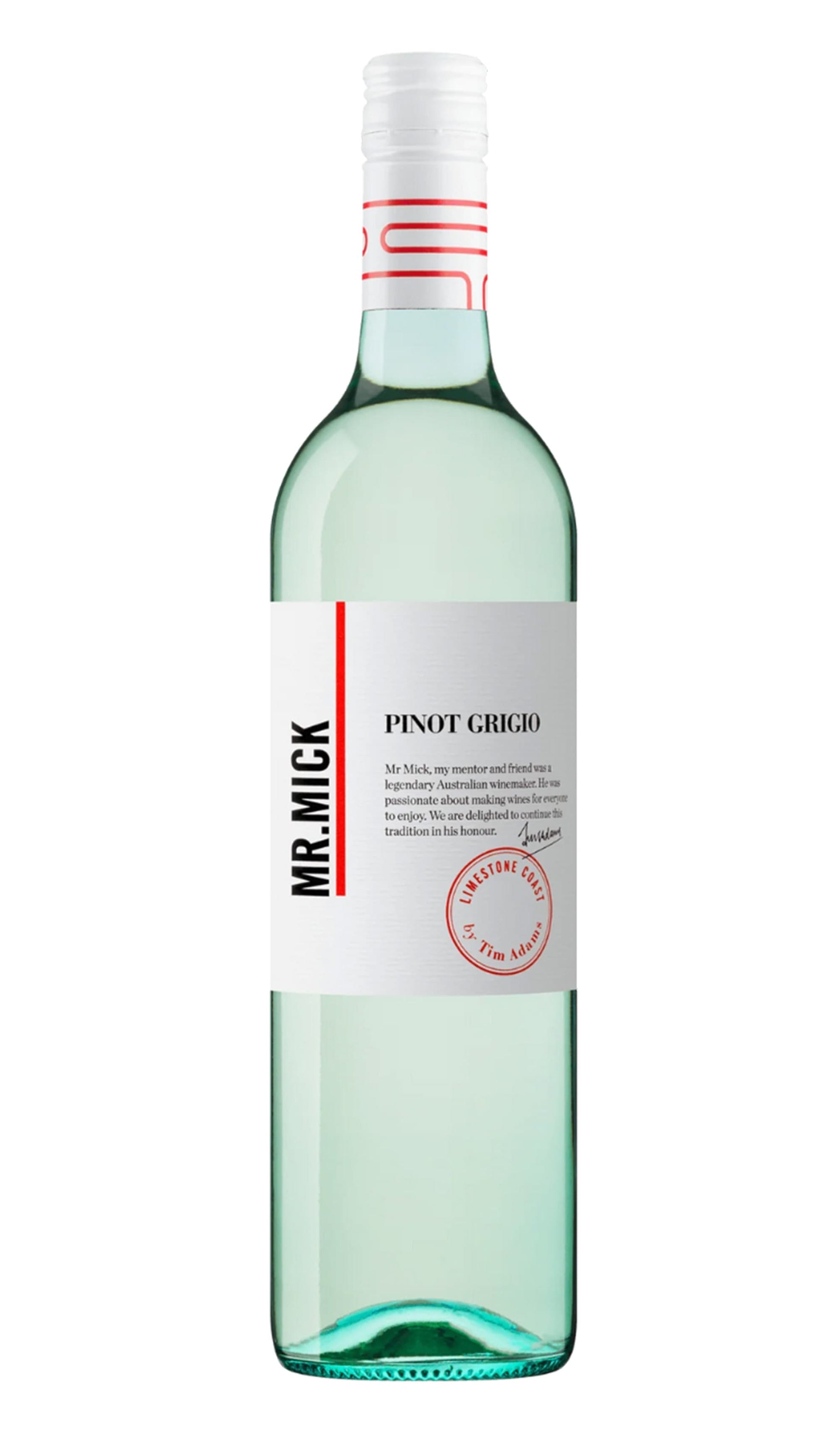 Find out more or buy Mr. Mick Pinot Grigio 2024 by Tim Adams online at Wine Sellers Direct - Australia’s independent liquor specialists.