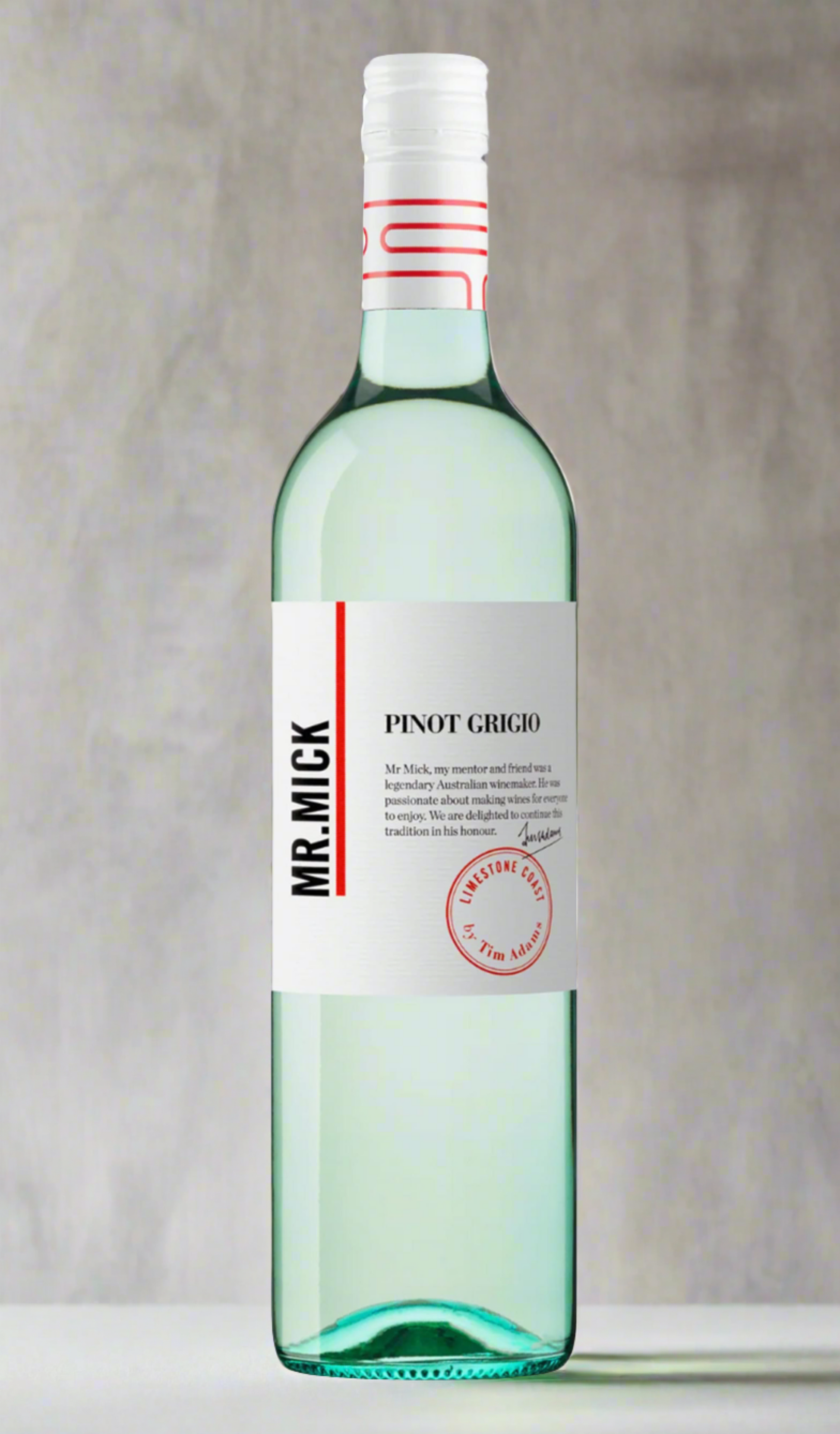 Find out more or buy Mr. Mick Pinot Grigio 2024 by Tim Adams online at Wine Sellers Direct - Australia’s independent liquor specialists.