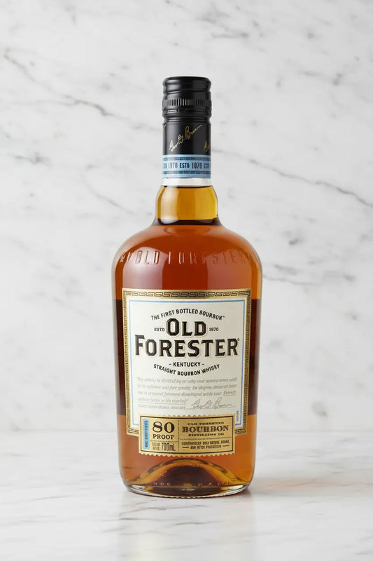 Buy Old Forester 80 Proof Kentucky Straight Bourbon Whiskey 700ml online at Wine Sellers Direct.