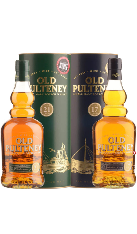 Find out more or buy Old Pulteney 17 & 21 Year Old Twin Pack Single Malt Scotch Whisky online at Wine Sellers Direct - Australia’s independent liquor specialists.