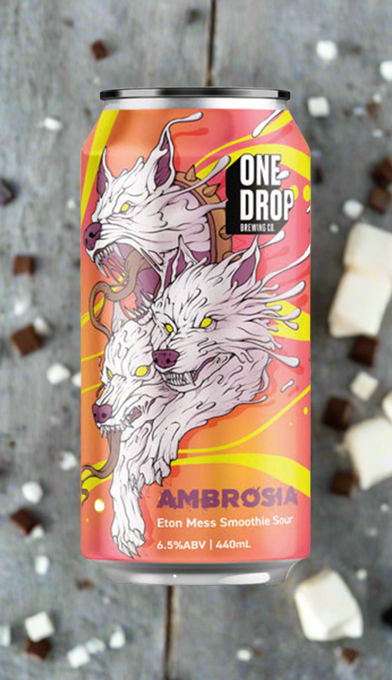 Find out more or buy One Drop Ambrosia Eton Mess Smoothie Sour 440mL at Wine Seller's Direct's best prices.